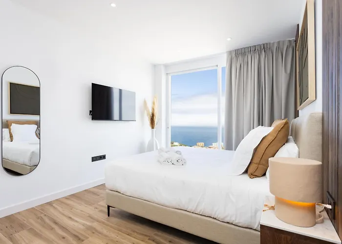 Aurea Lujo Piscina Climatizada Vistas Al Mar 펜션 푸에르토 드 라 크루즈