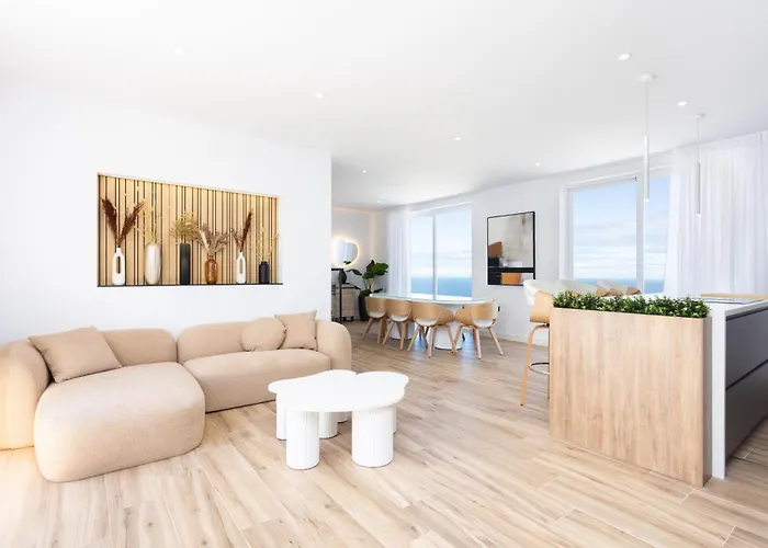 펜션 Aurea Lujo Piscina Climatizada Vistas Al Mar 푸에르토 드 라 크루즈